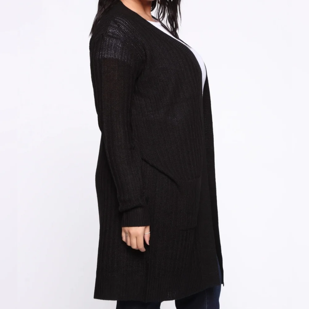 💥2X Ribbed Cardigan - Picture 1 of 5